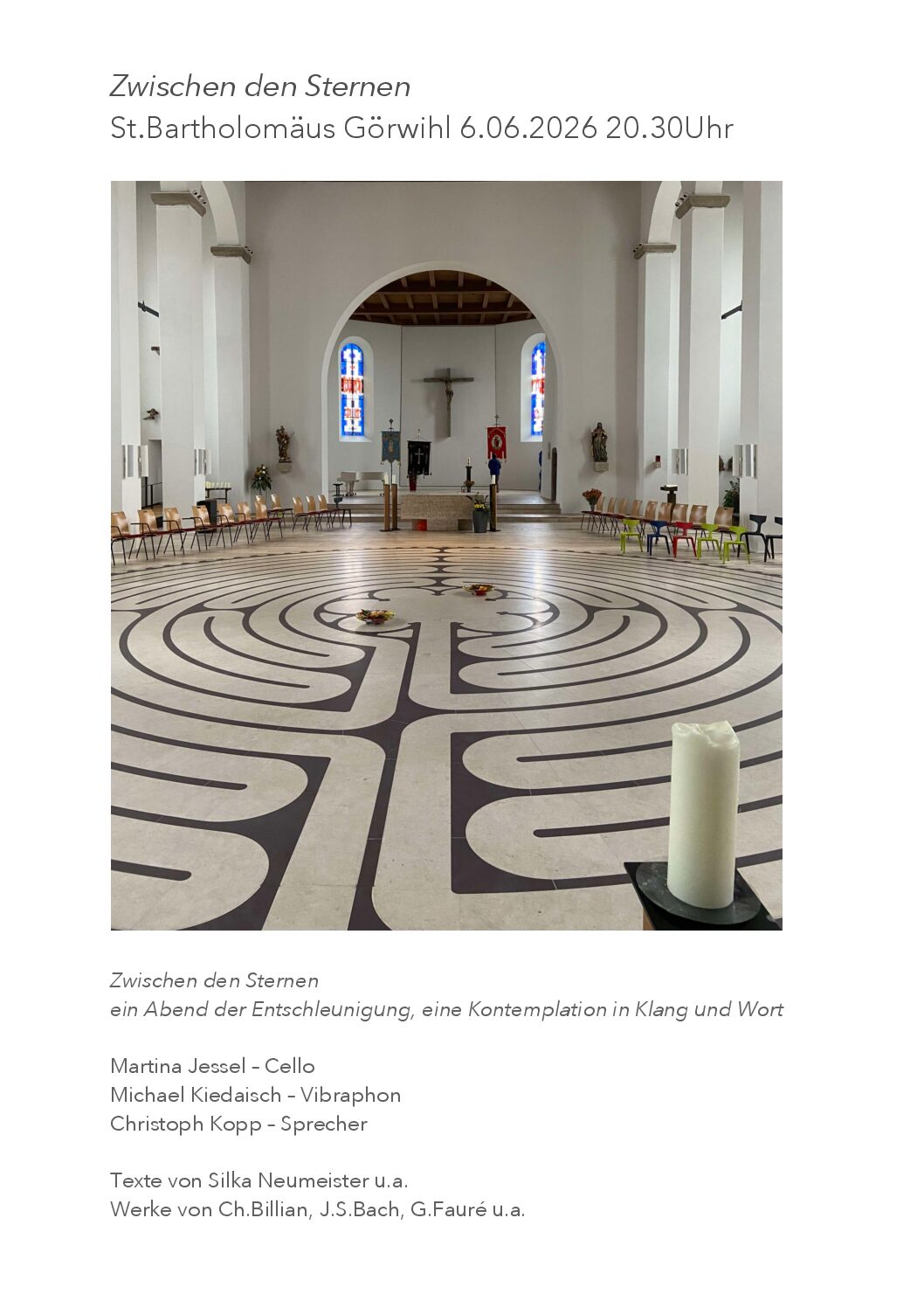 Zwischen den Sternen – St. Bartholomäus „(-_-)´´